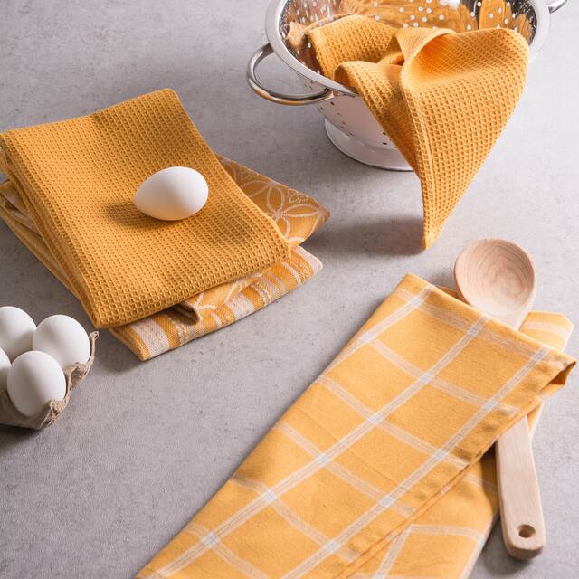 DII Assorted Kitchen Dishtowel & Dishcloths (Set of 5)