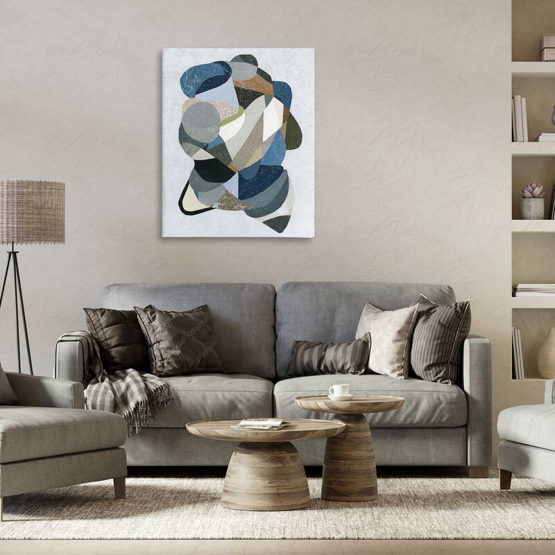 Stupell Fluid Movement Geometrics Canvas Wall Art Design By Coco Good