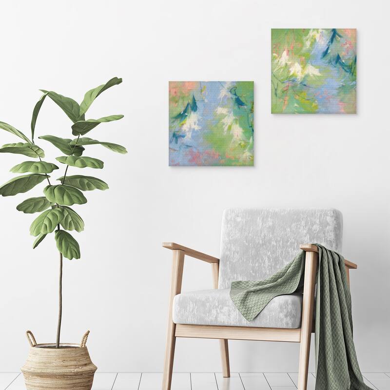 Wisp I & II by Elisa Sheehan Canvas Art Prints