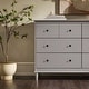preview thumbnail 38 of 62, Walker Edison Bullrushes 6-Drawer Solid Wood Dresser