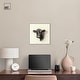 preview thumbnail 31 of 60, Darkness in Detail of Cow Canvas Animal Art Prints by Art Remedy