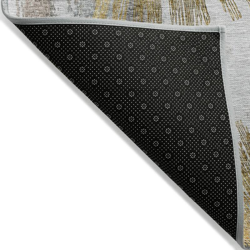 HomeRoots Abstract Transitional Rectangle Outdoor Rug