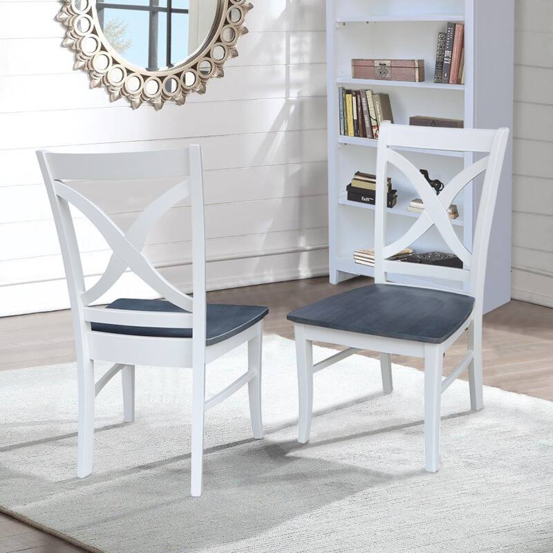 Solid Wood Cosmo Dining Chairs, Set of 2