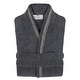 preview thumbnail 54 of 53, Superior Unisex Turkish Cotton Terry Kimono Bathrobe with Embroidery Robe
