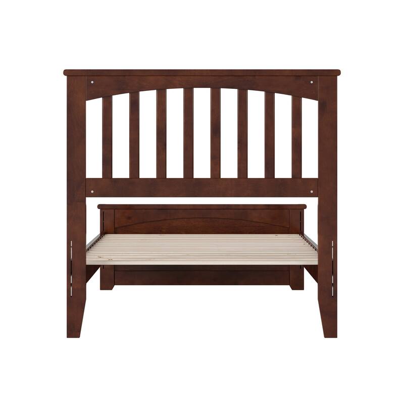 Becket Solid Wood Low Profile Platform Bed with Matching Footboard