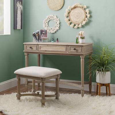 Marilyn Gray Wash Vanity Set