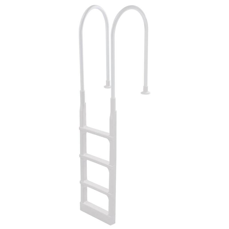 Pool Ladder 4 Step with Handrails for 48-54 Inch Above Ground Pools - 21.26 x 19.7 x 83.1 inch