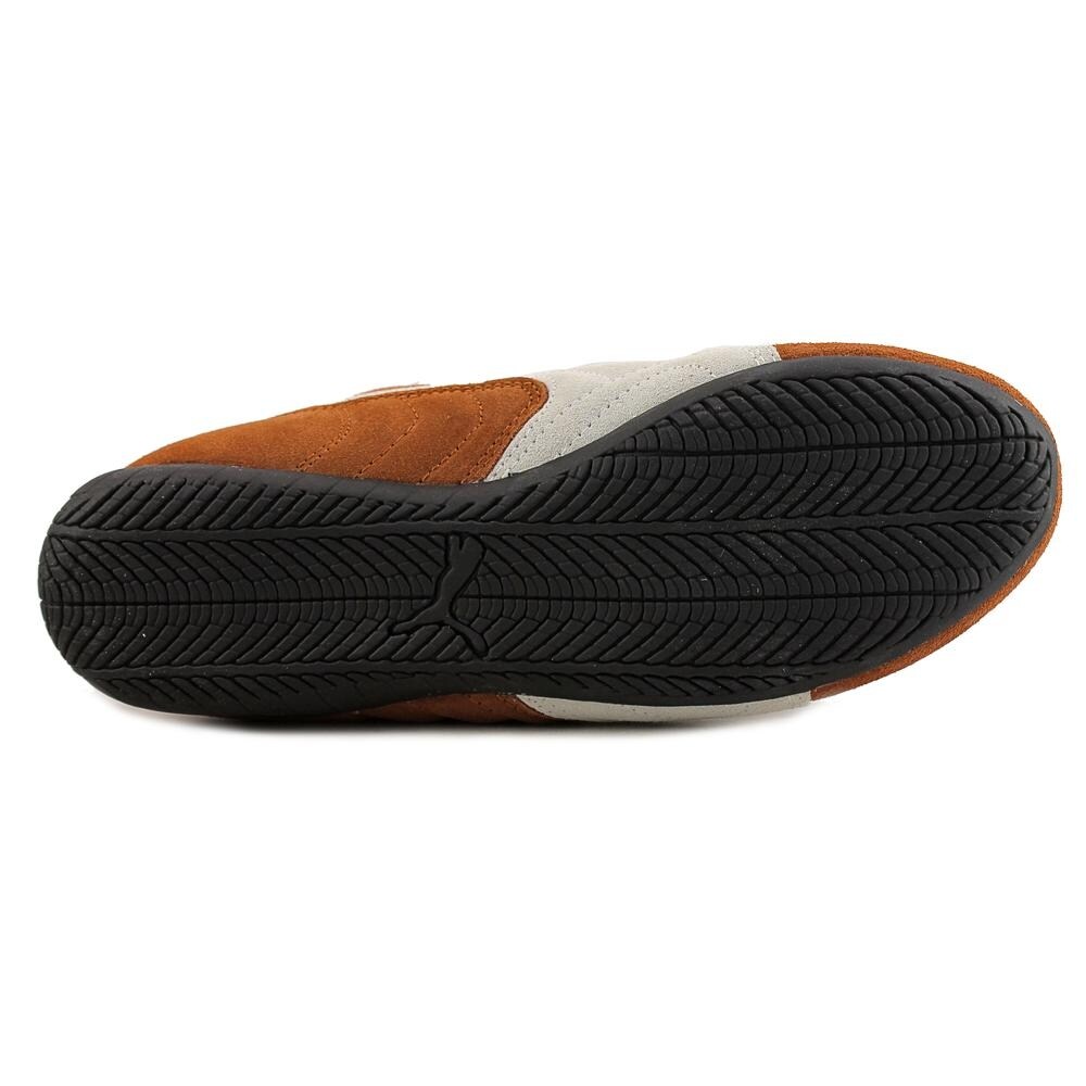 Shop Puma Speed Cat Men Round Toe Suede Brown Sneakers Overstock