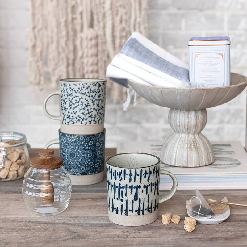 Glass Honey Jar with Acacia Wood Lid and Honey Dipper - Clear - 4.0"L x 4.0"W x 6.0"H