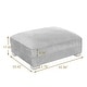 preview thumbnail 2 of 57, Modern Corduroy Fabric Oversized Accent Ottoman