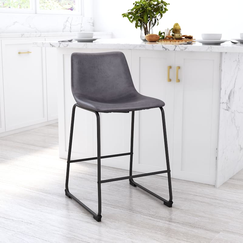 Smart Counter Chair (Set of 2) - 18.9" W x 21.3" D x 34.6" H