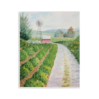 Stupell Tranquil Farm Path Wall Plaque Art Design By Stephanie Fielden