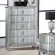preview thumbnail 1 of 4, Silver Orchid Arlen Traditional Silver 5-drawer Chest Silver