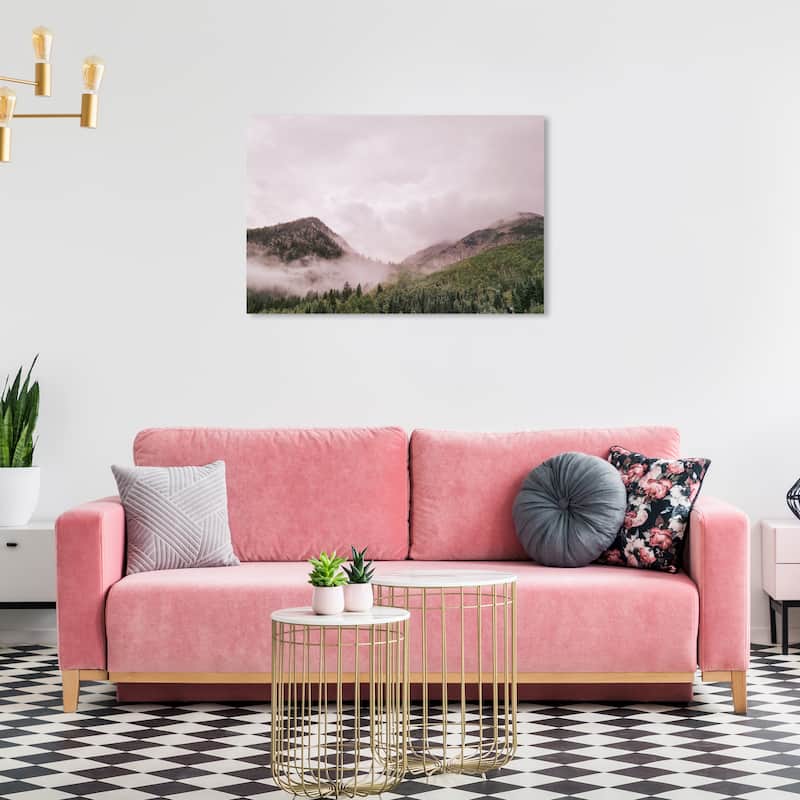 Wynwood Studio Canvas Nature and Landscape Humid Forest White and Modern & Contemporary Wall Art Canvas Print - 24 x 36