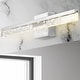 preview thumbnail 52 of 62, JONATHAN Y Baxter 22" 1-Light Modern Contemporary 360-Degree Rotatable Iron/Seeded Acrylic Integrated LED Vanity Light