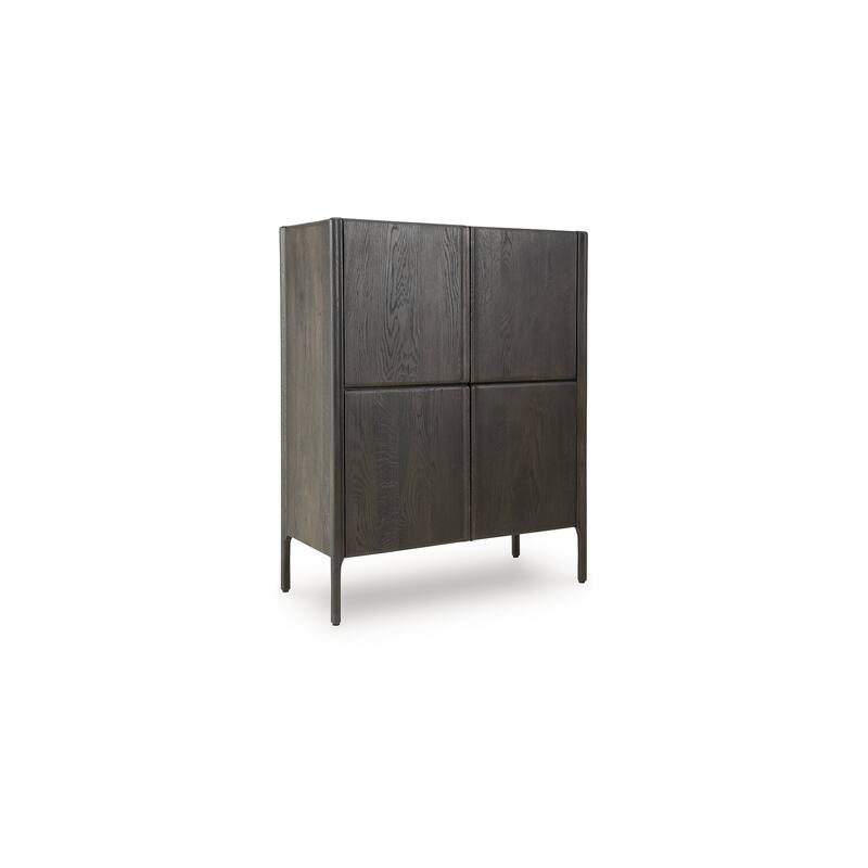 Signature Design by Ashley Orsonal Dark Brown Accent Cabinet - 39.5" W x 17.75" D x 51" H