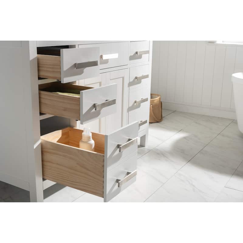 Valentino 48" Single Vanity in White