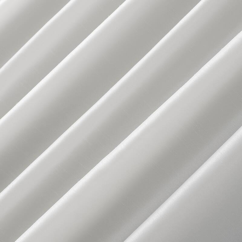 Sun Zero Evelina Faux Dupioni Silk Blackout Curtain Panel, Single Panel