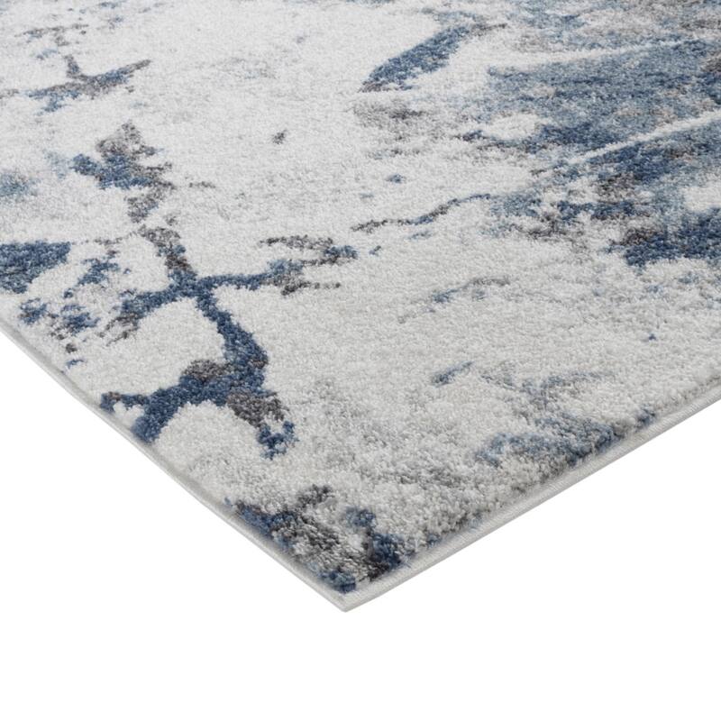 HomeRoots Abstract Modern Rectangle Area Rug