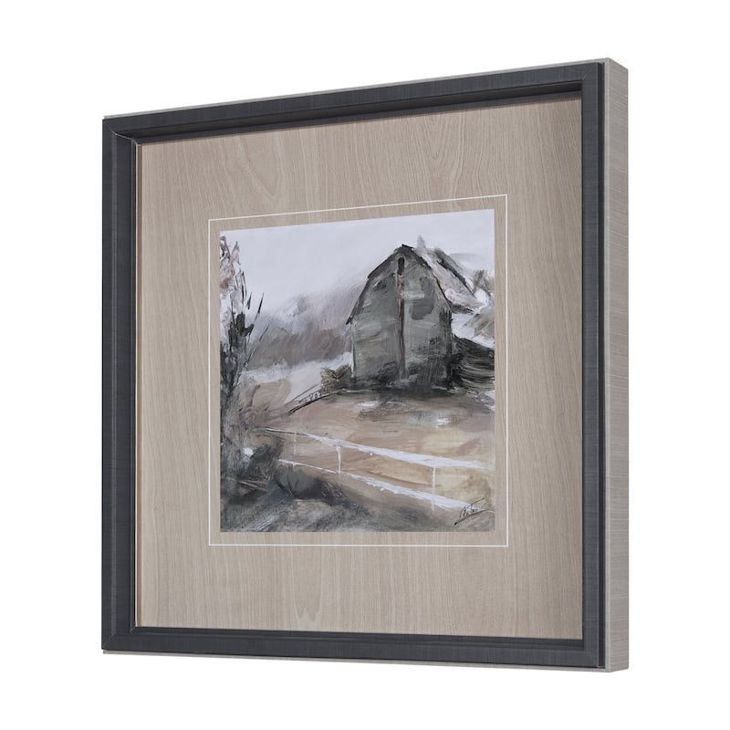 Late Autumn In Countryside I Framed Art Print