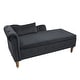 preview thumbnail 48 of 58, Velvet Lounge Chair with Storage & Pillow,Modern Upholstered benches for Living Room Bedroom Office