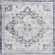 preview thumbnail 13 of 11, Livabliss Tuscany Traditional Area Rug. 7' 10" x 7' 10" - Denim/Grey - Square