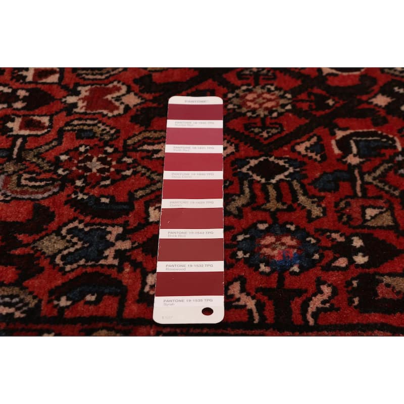 ECARPETGALLERY Hand-knotted Andelz Red Wool Rug - 2'8 x 12'0