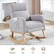 preview thumbnail 26 of 105, HOMYKA Rocking Chair for Nursery with Footrest