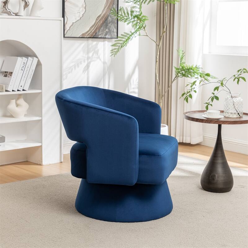 Swivel Barrel Chair,Accent Armchair 360 Degree Swivel Club Chair