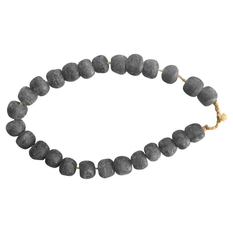 15 in. Tall Indigo Blue Vintage Sea Glass Beads (Size & Finish Vary)