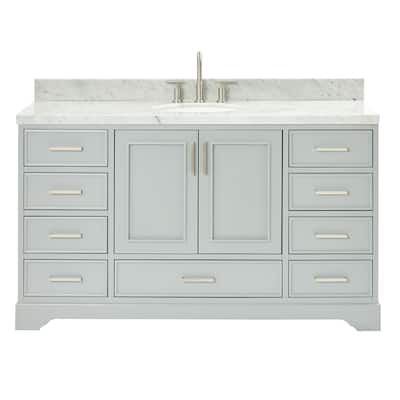 Ariel M061SCWOVO Stafford 61" Free Standing Single Basin Vanity Set