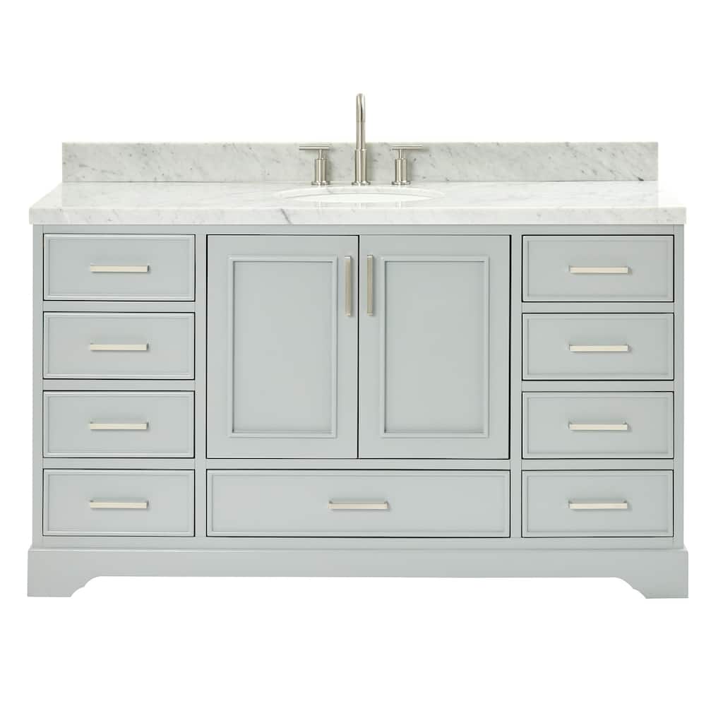 Ariel M061SCWOVO Stafford 61" Free Standing Single Basin Vanity Set