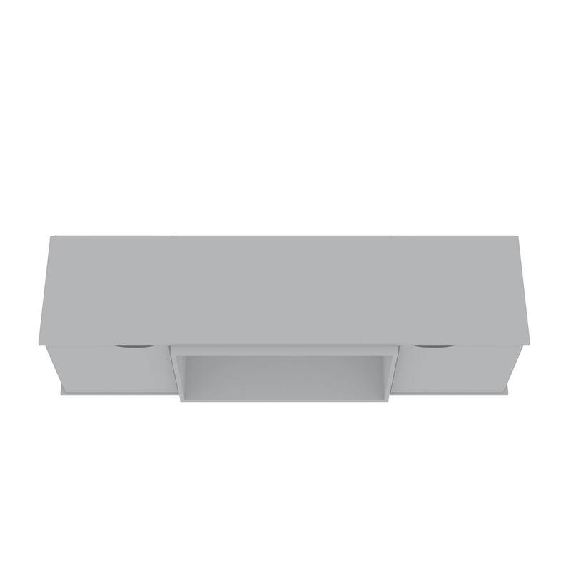 Hampton Mid Century Modern Wood 62.99 In. Media Cabinet Console