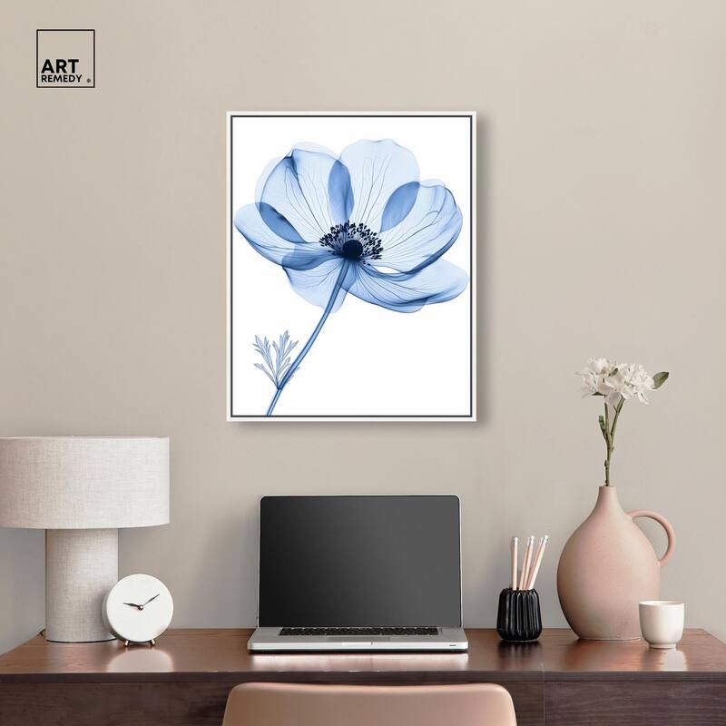 Floral Radiograph Canvas by Art Remedy