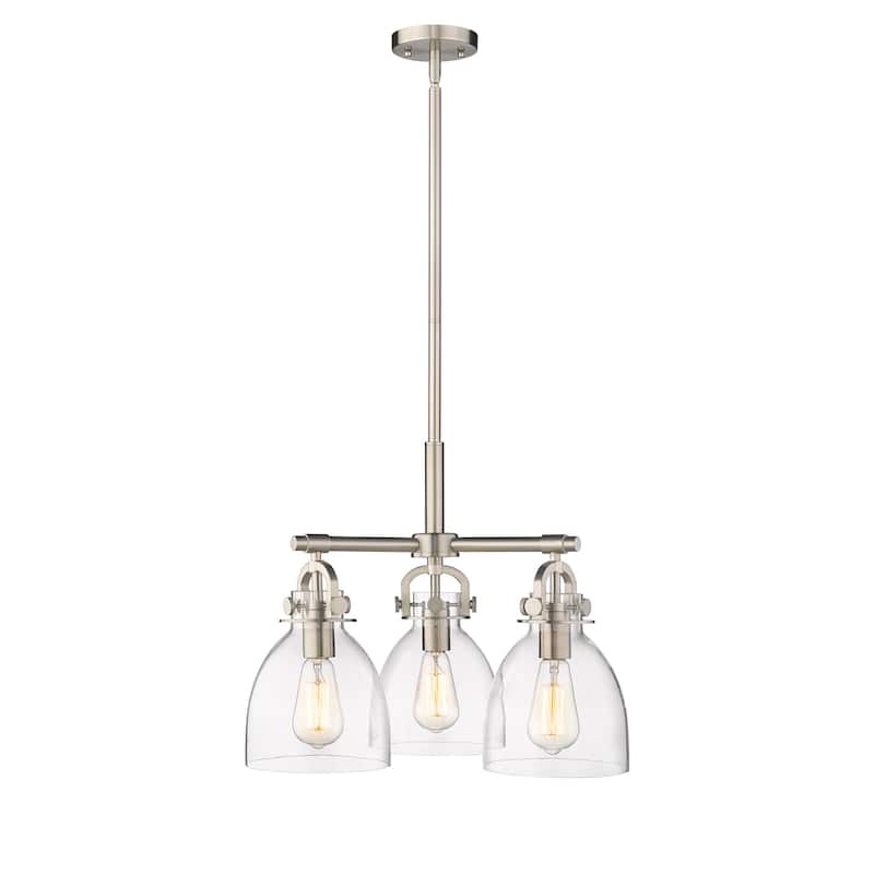 Innovations Lighting 410-3CR-16-20 Newton Bell Pendant Newton Bell 3
