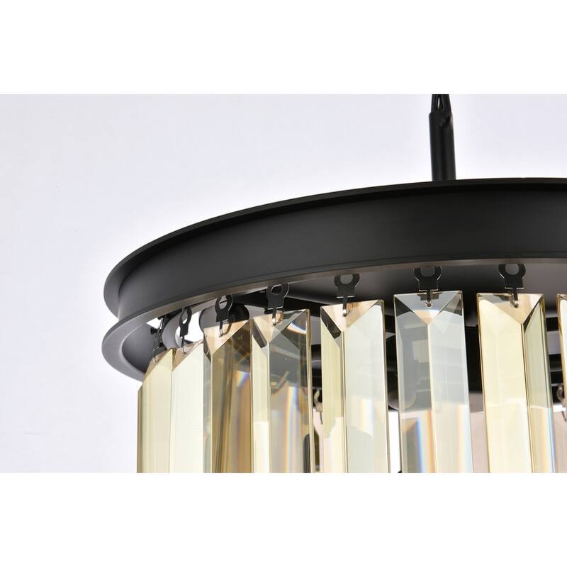 Royce Edge 3-Light Matte Black Flush Mount