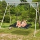 preview thumbnail 40 of 45, Goplus 700lb Giant 60'' Platform Tree Swing Outdoor w/ 2 Hanging - See details