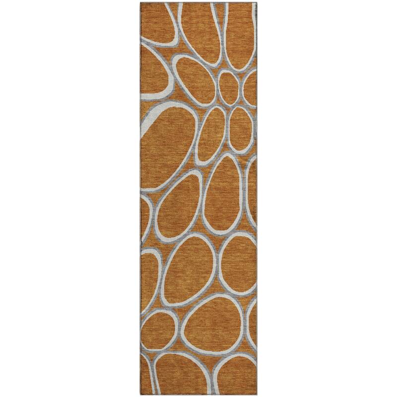 Premium Washable Super Soft Contemporary Bubble Mayfield Rug
