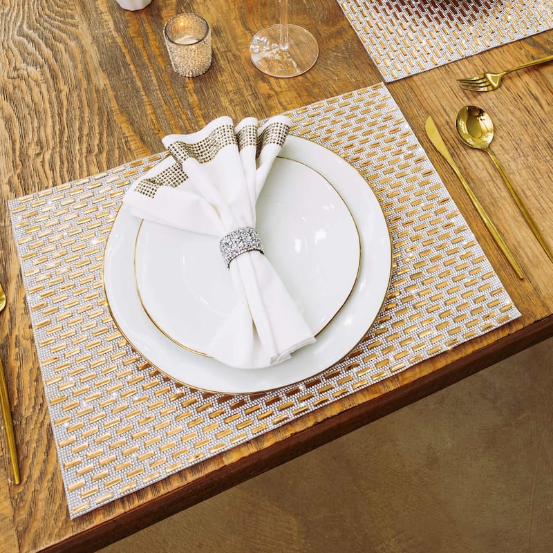 Sparkles Home Rhinestone Park Avenue Placemat