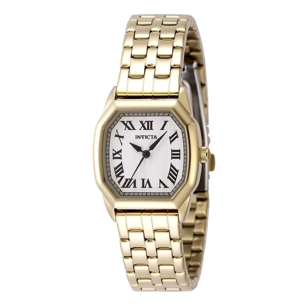 Invicta Women's 48959 Wildflower Quartz 3 Hand Silver Dial Watch