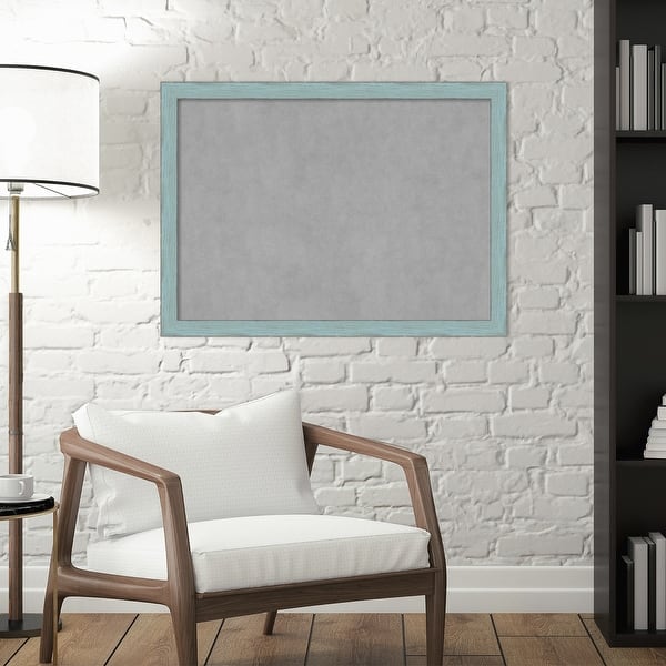 indlogering semafor skovl Framed Magnetic Board, Sky Blue Rustic - On Sale - Overstock - 14325269