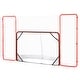 preview thumbnail 2 of 12, Hockey Goal Backstop Net Portable Indoor Outdoor Hockey Training Net Anti-lost net