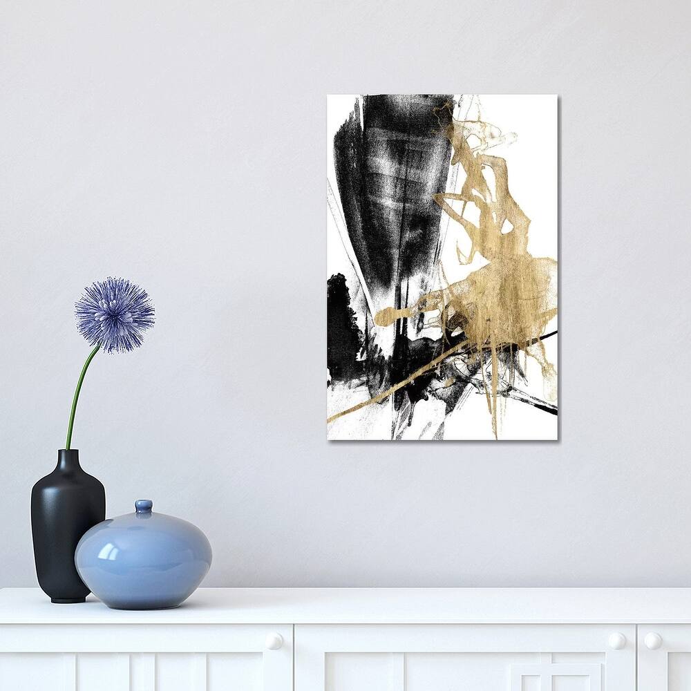 iCanvas "Glam & Black IV" by Jennifer Goldberger Canvas Print