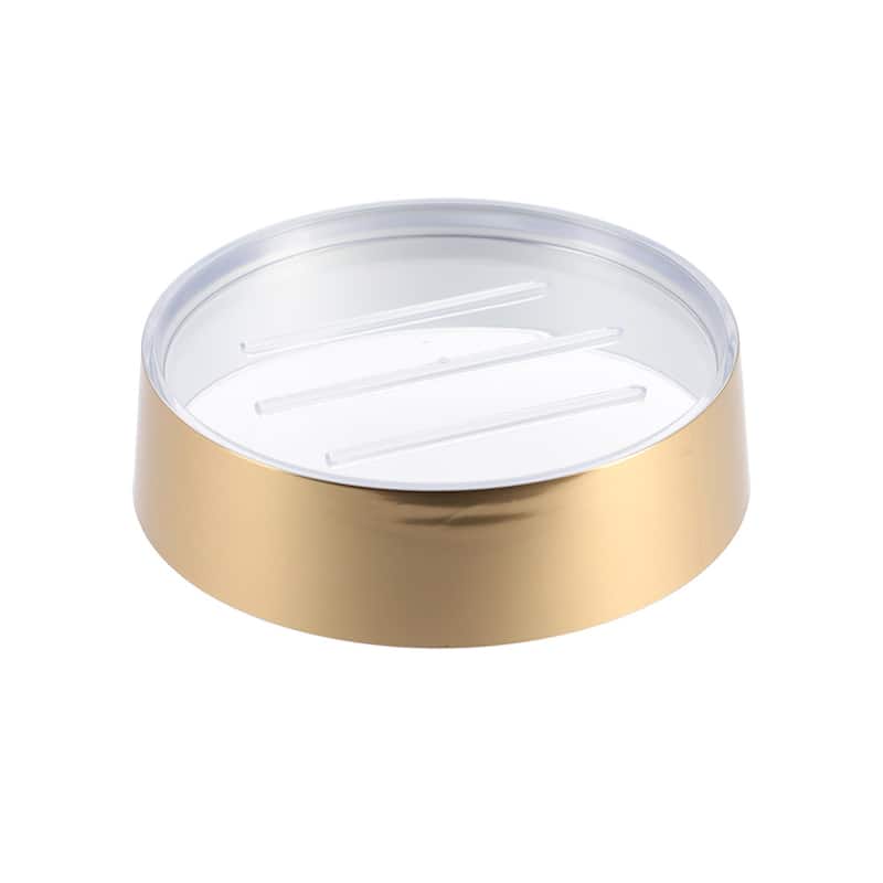 Brushed Gold Bathroom Accessory Set - Soap Dish Cup Only