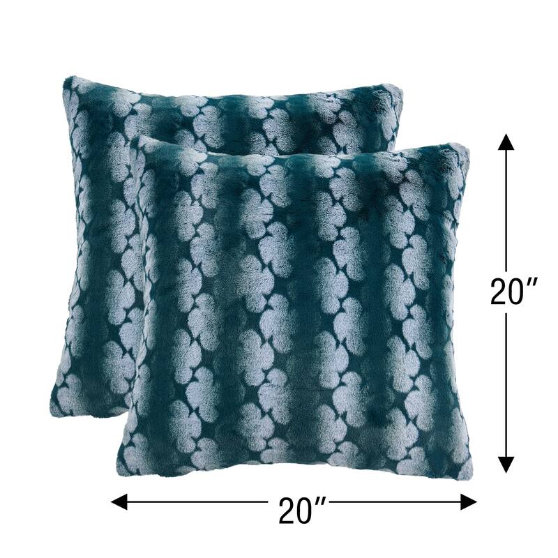 Serenta Ballys FauxFur 2 Piece Pillow Shell Set