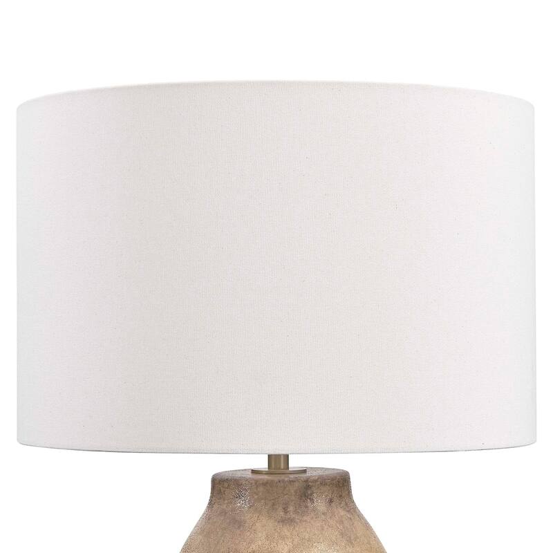 Uttermost Harris Mottled Brown Table Lamp - 18.00" W x 28.25" H x 18.00" D