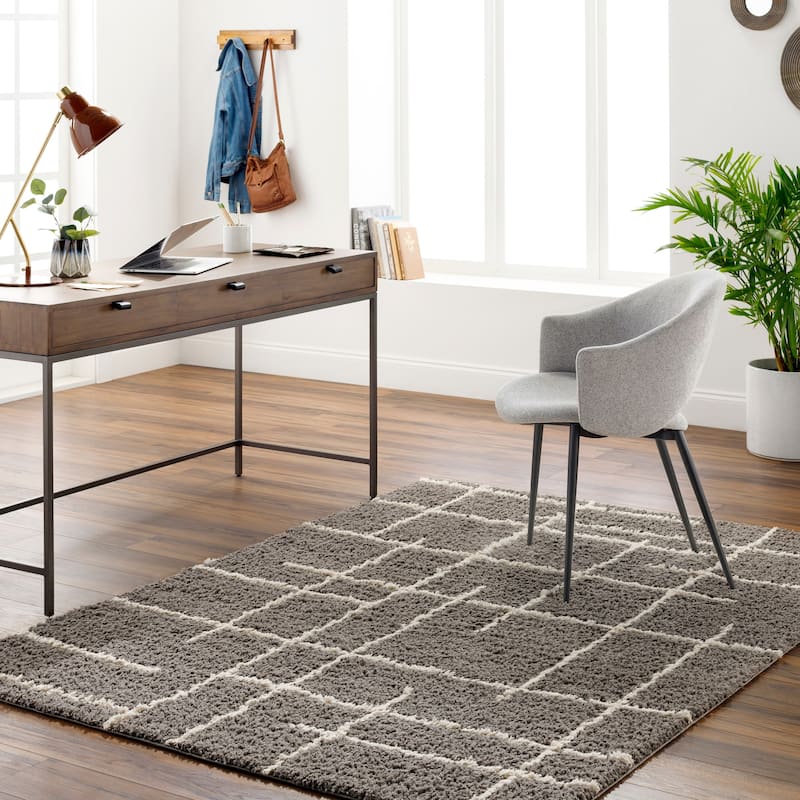 Maryland Shag Moroccan Tribal Area Rug
