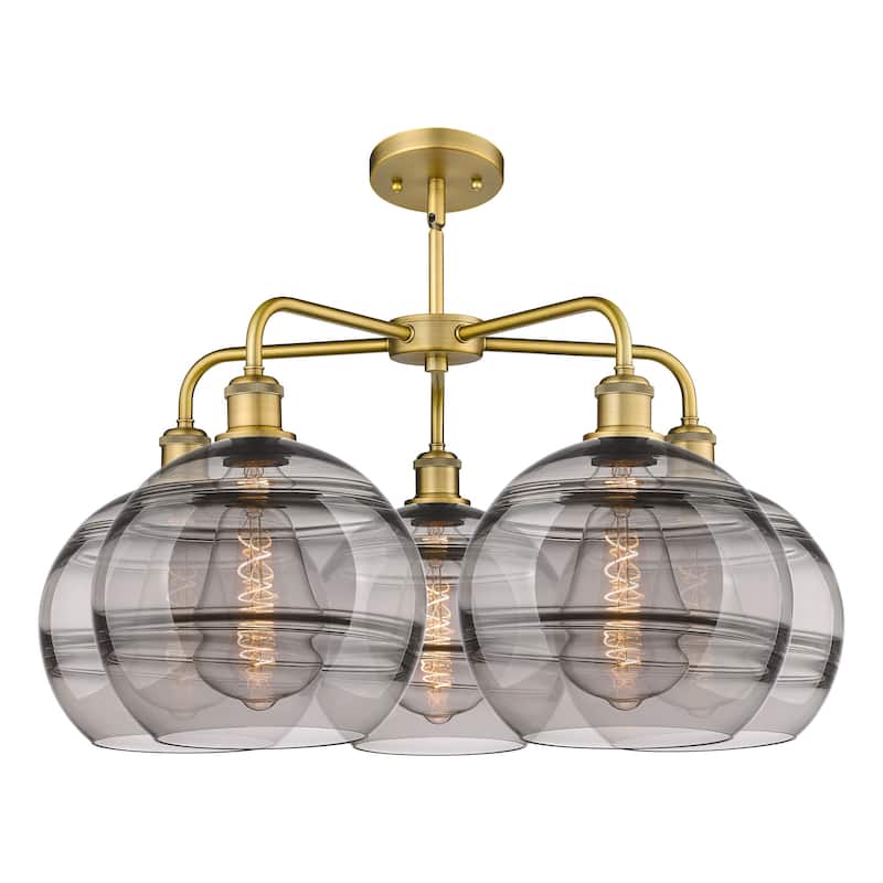 Innovations Lighting 516-5CR-18-28 Rochester Chandelier Rochester 5