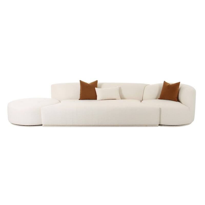 Fickle 3-Piece Chaise Modular Sofa