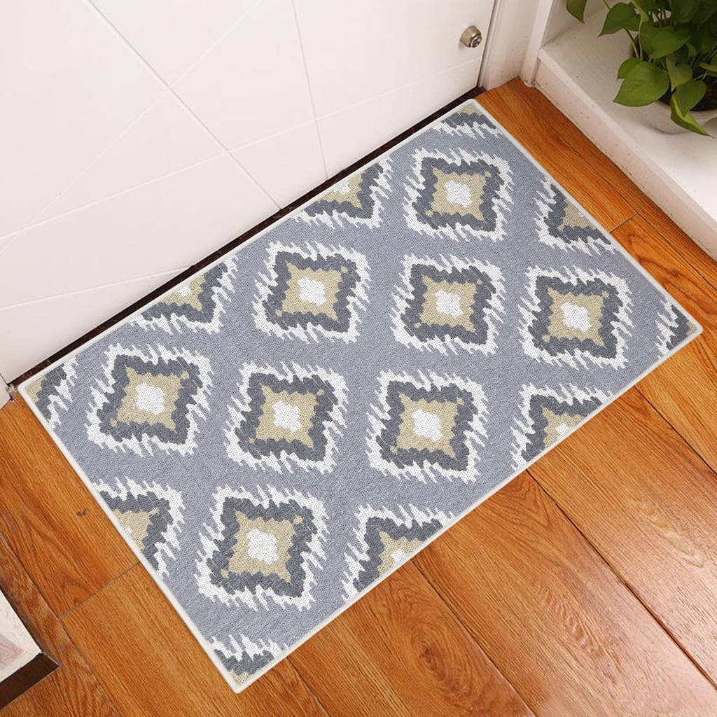 Sussexhome Heavy Duty Ultra Thin Non Slip Washable Cotton Indoor Rug - 2' x 3'